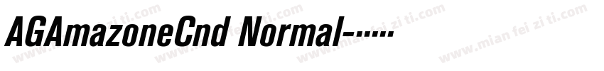 AGAmazoneCnd Normal字体转换